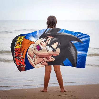 Toalha praia microfibra Dragon Ball - BONECADA