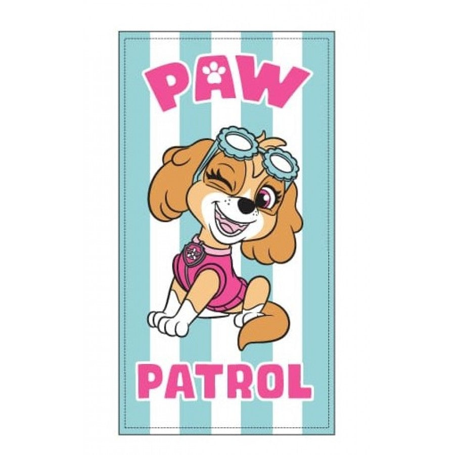 Toalha praia microfibra Patrulha Pata Skye
