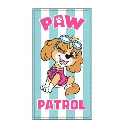 Toalha praia microfibra Patrulha Pata Skye