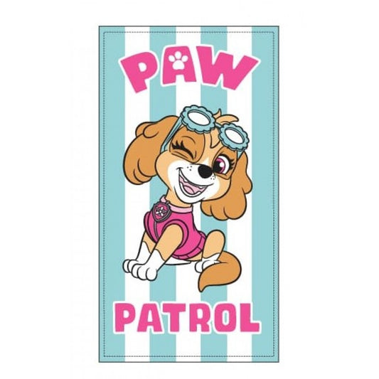 Toalha praia microfibra Patrulha Pata Skye