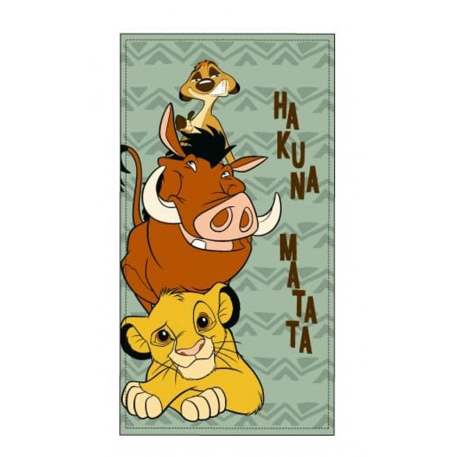 Toalha praia microfibra Rei Leão