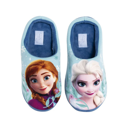 Chinelos de casa Frozen Anna e Elsa com Sola Resistente