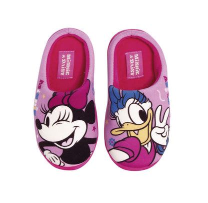 Chinelos de Casa Minnie e Margarida com Sola Resistente