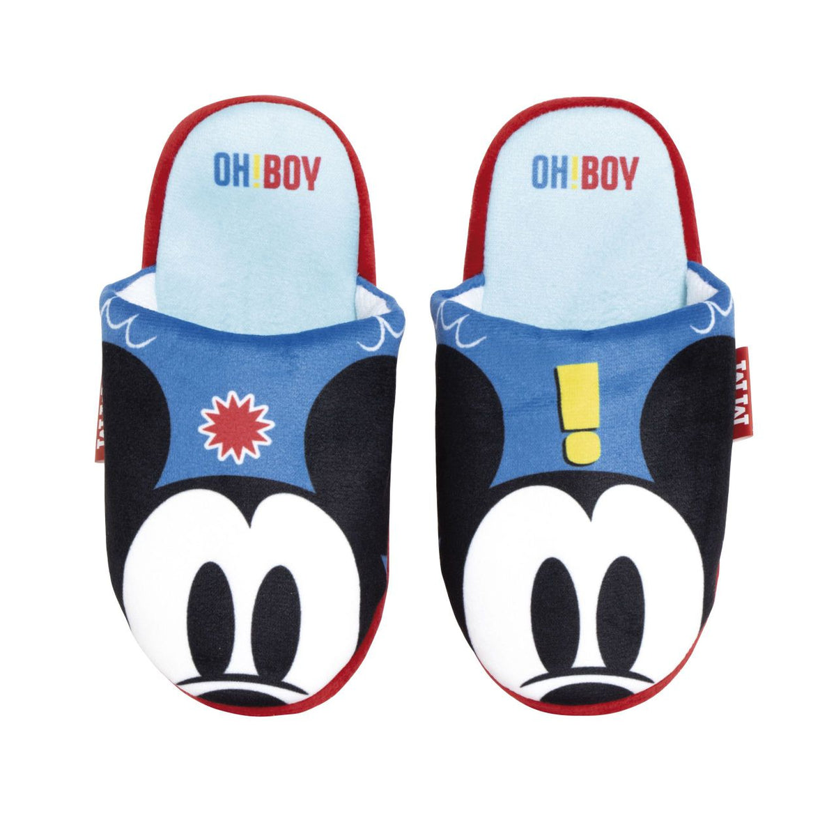 Chinelos de Casa Mickey Oh boy (sola têxtil)