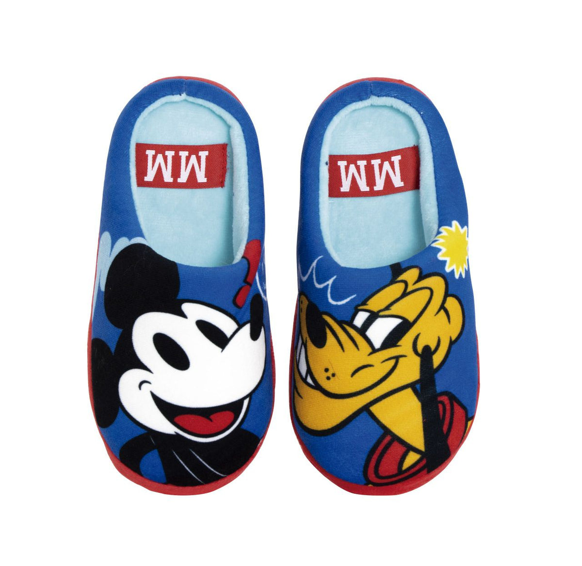 Chinelos de Casa Mickey e Pluto com Sola Resistente