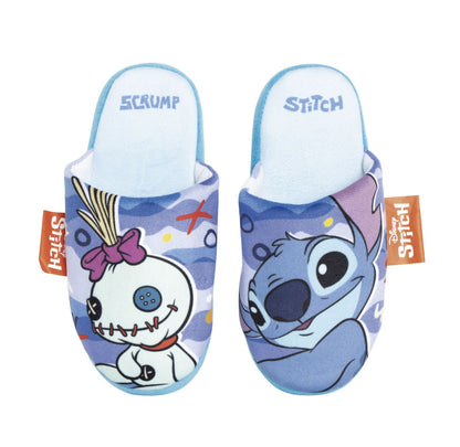 Chinelos de Casa Stitch Scrump Best Buds (sola têxtil)