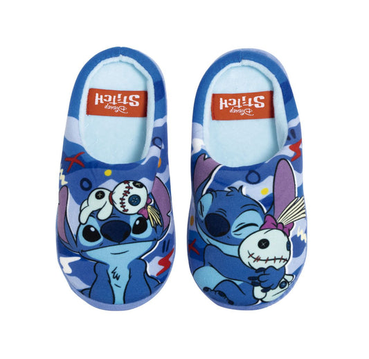 Chinelos de Casa Stitch Scrump Best Buds com Sola Resistente