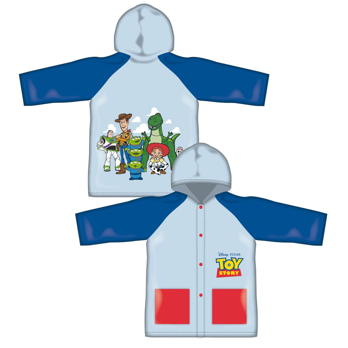 Capa de chuva Toy Story (2-6 anos)