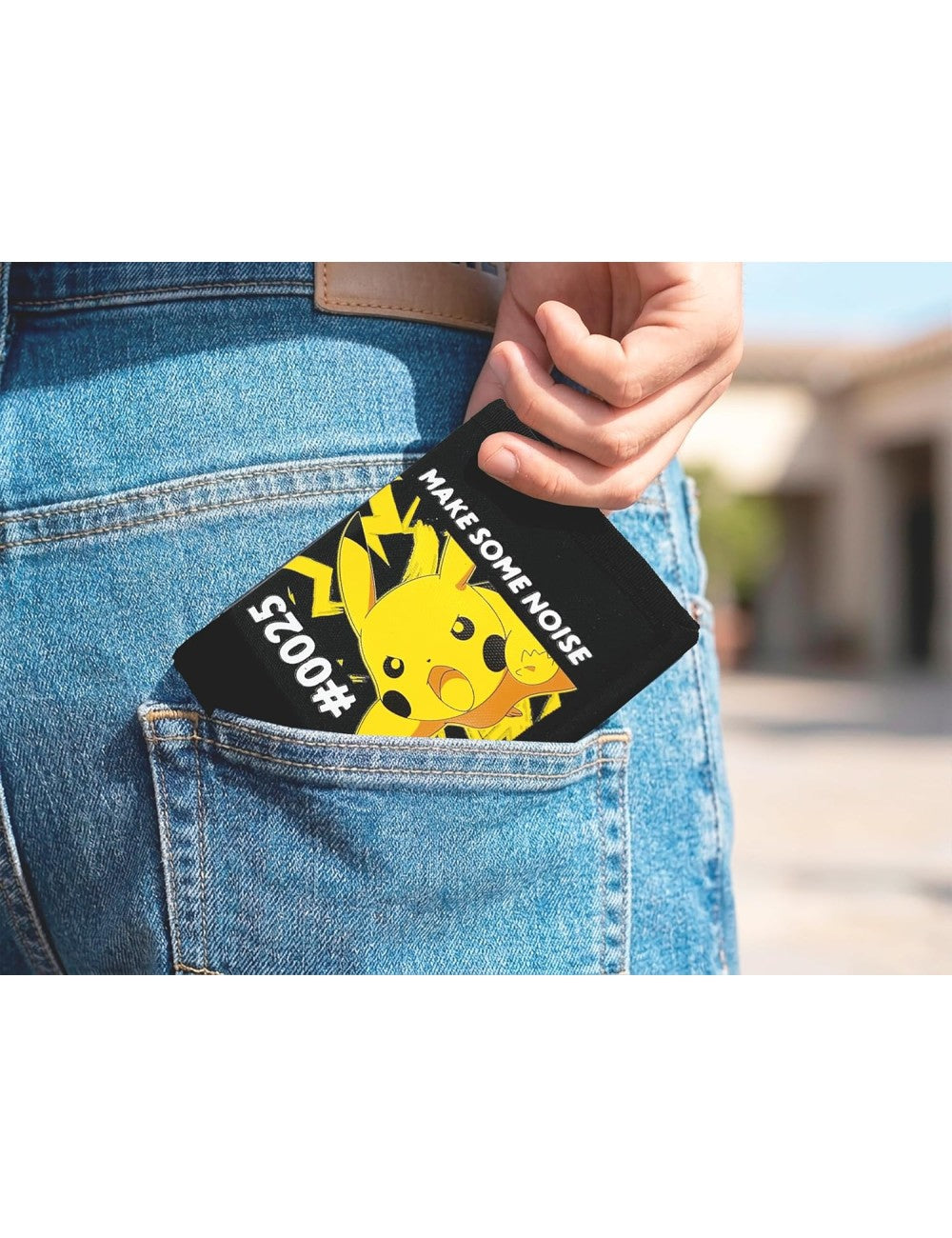 Carteira com Velcro - Pokémon Pikachu