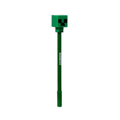 Caneta apagável com topo de silicone Inkredible com Minecraft Chibi