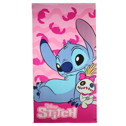 Toalha de praia microfibra Stitch & Scrump