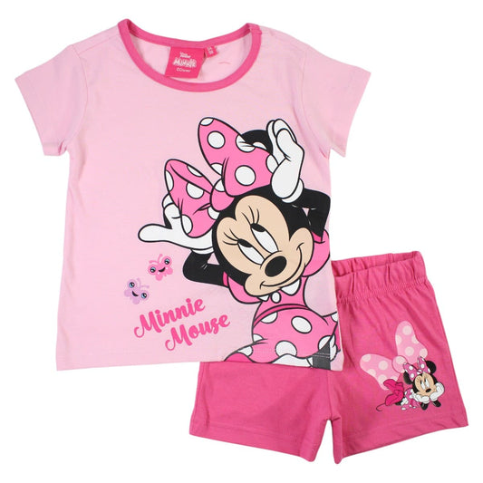 Conjunto T-Shirt e Calções Minnie (3-8 anos)