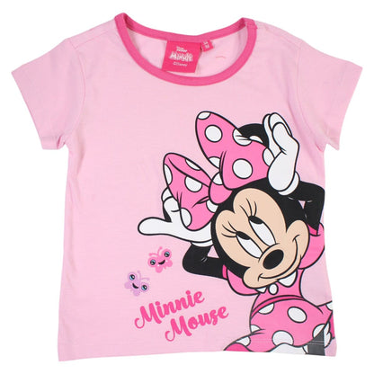 Conjunto T-Shirt e Calções Minnie (3-8 anos)