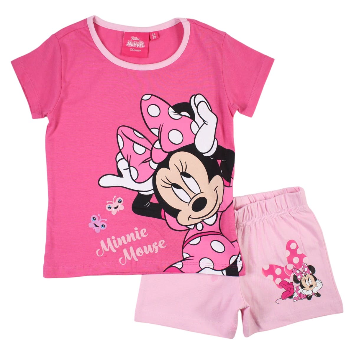 Conjunto T-Shirt e Calções Minnie (3-8 anos)
