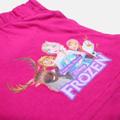Conjunto T-Shirt e Calções Frozen