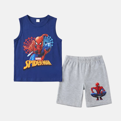 Conjunto T-Shirt e Calções Spiderman sem mangas