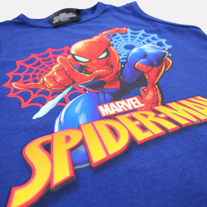Conjunto T-Shirt e Calções Spiderman sem mangas