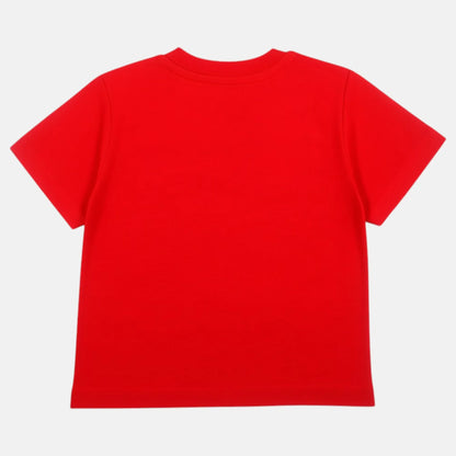 T-Shirt Manga Curta Cars Lightning McQueen azul/vermelho