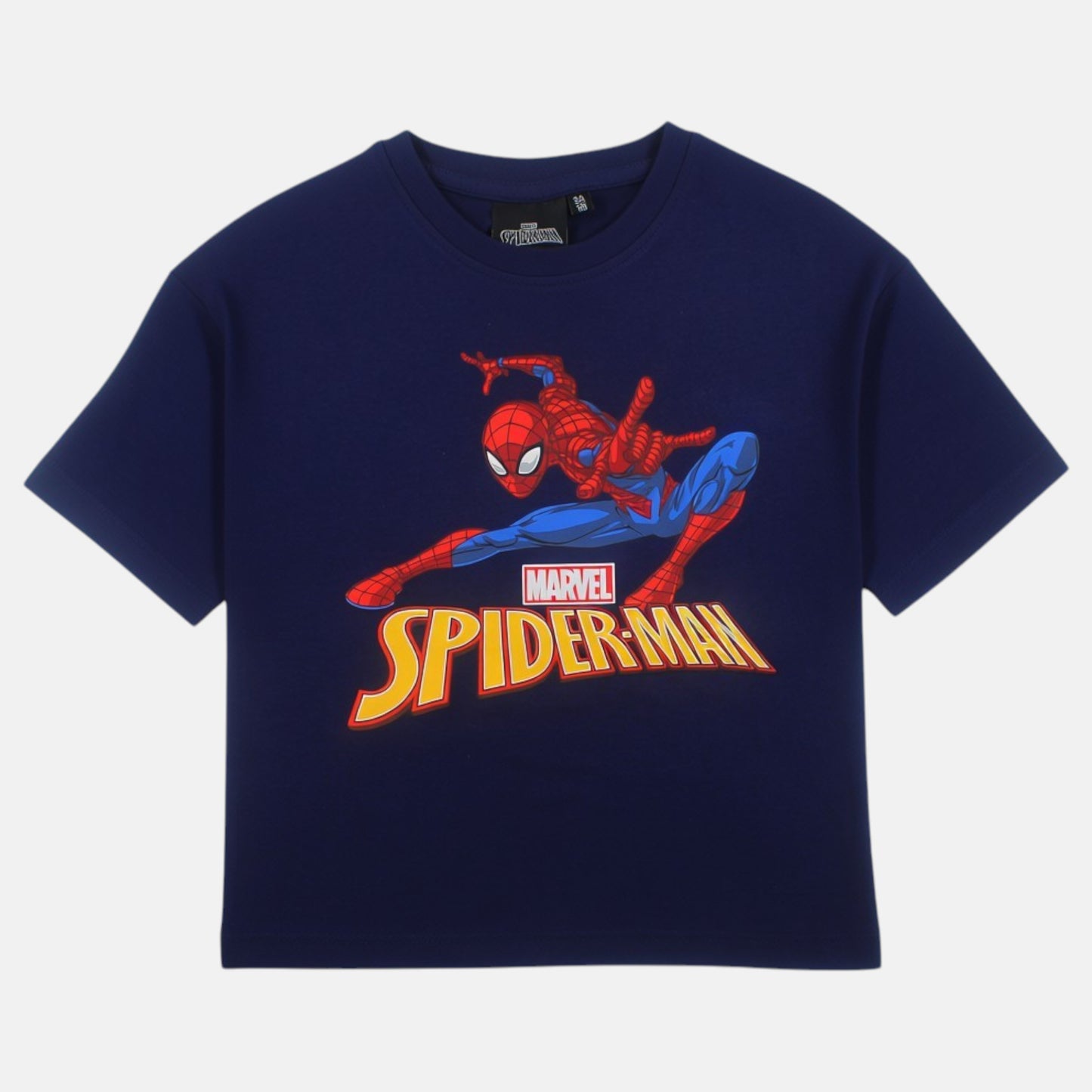 T-shirt manga curta Spiderman azul/vermelho