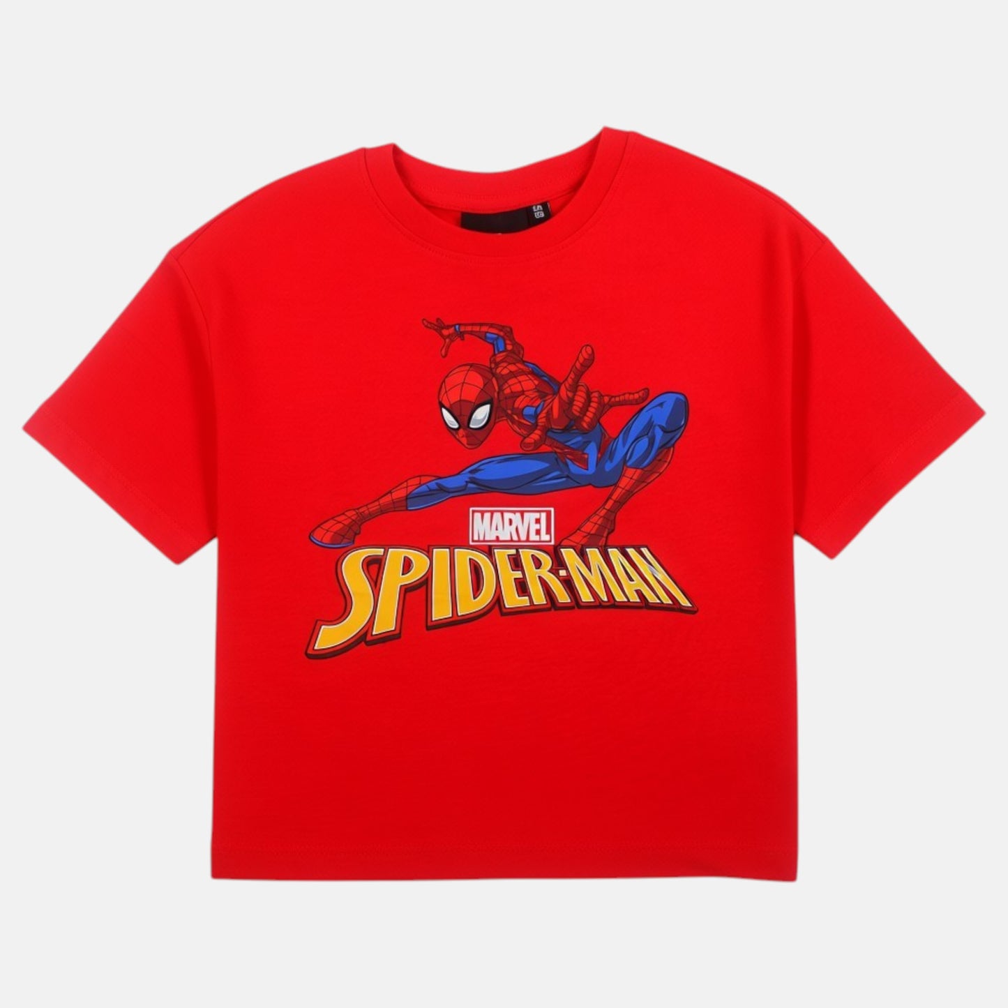 T-shirt manga curta Spiderman azul/vermelho