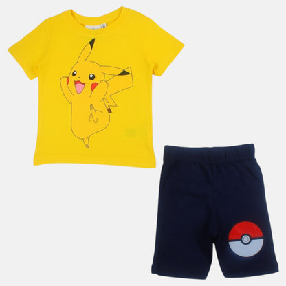 Conjunto T-Shirt e Calções Pokemon Pikachu/Pikachu Mood