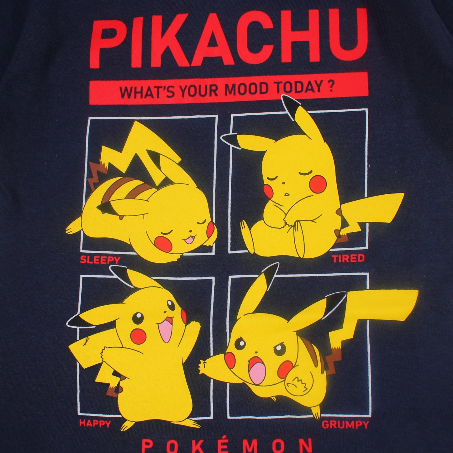 Conjunto T-Shirt e Calções Pokemon Pikachu/Pikachu Mood