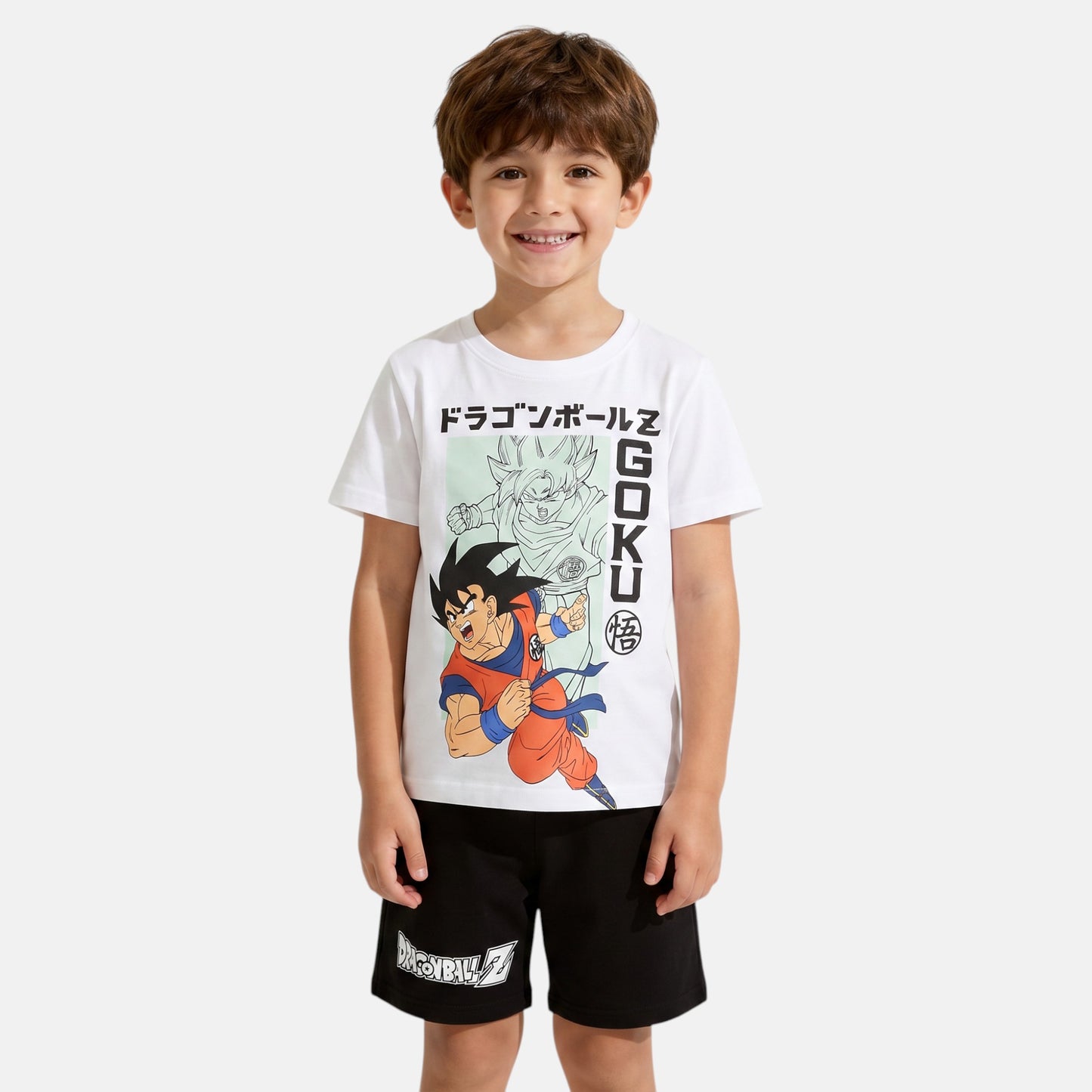 Conjunto T-Shirt e Calções DragonBall Goku (6-12 anos)