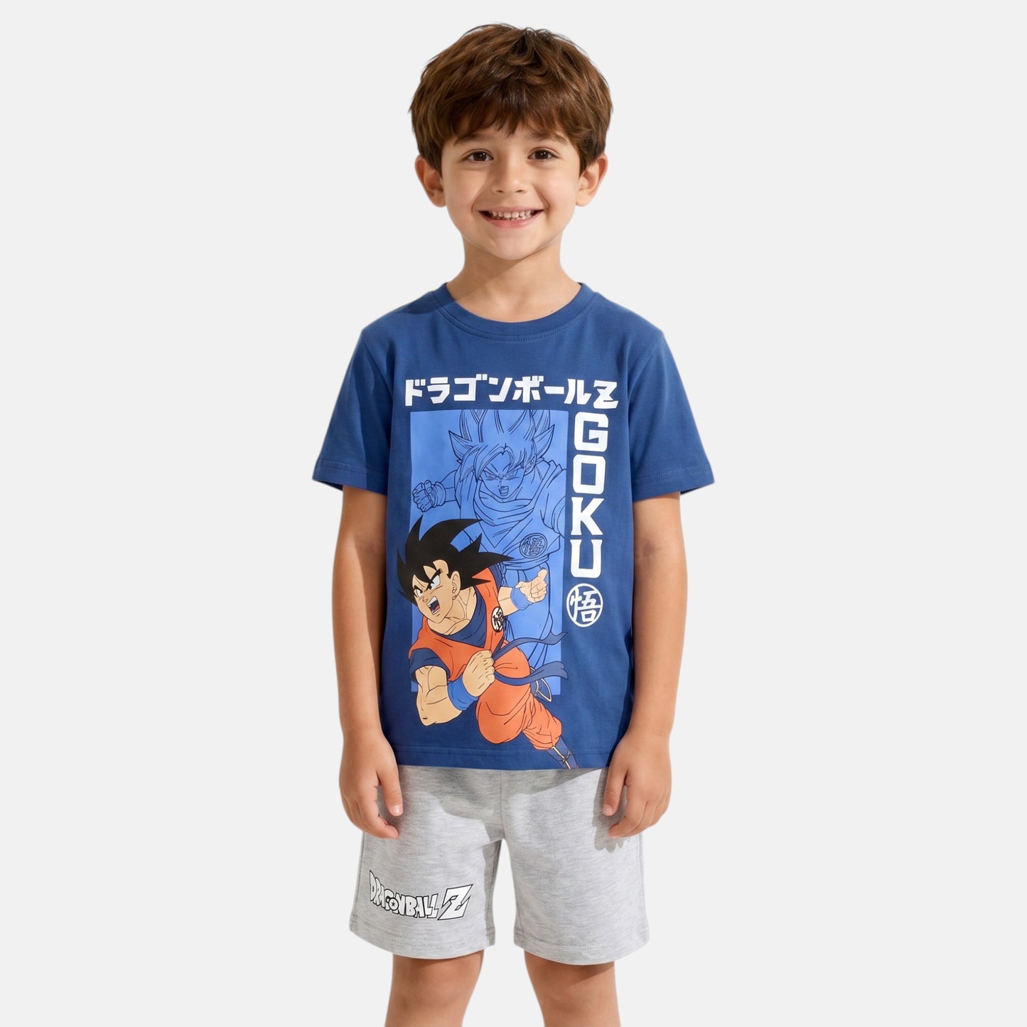 Conjunto T-Shirt e Calções DragonBall Goku (6-12 anos)