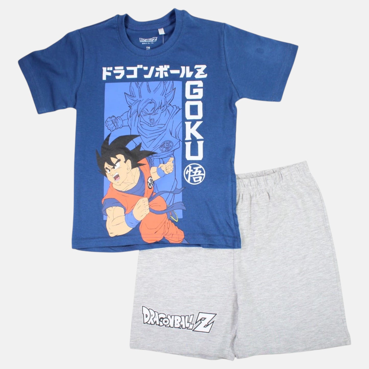 Conjunto T-Shirt e Calções DragonBall Goku (6-12 anos)