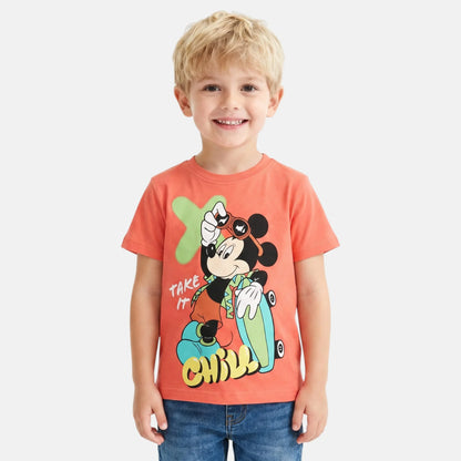 T-shirt manga curta Mickey Chill