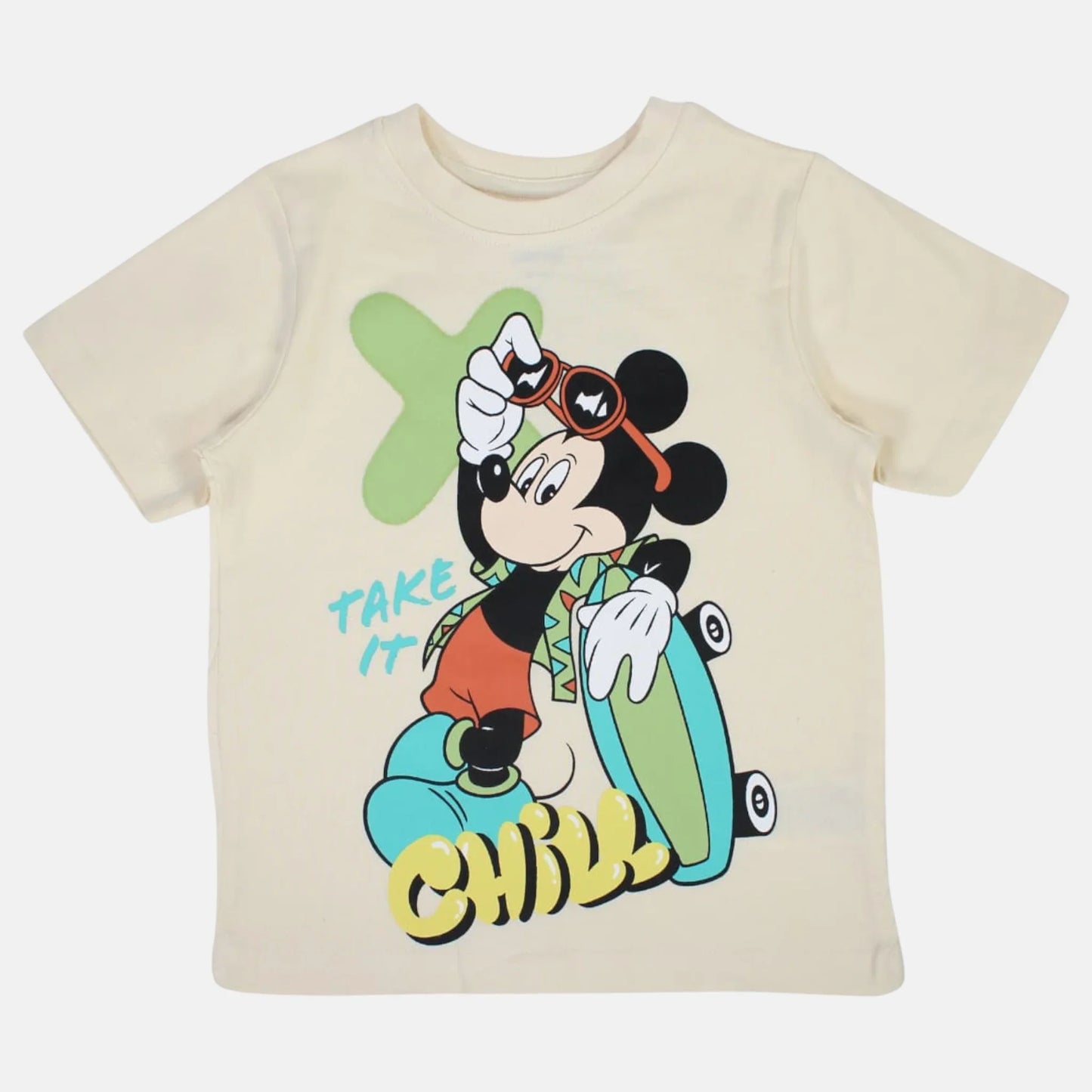 T-shirt manga curta Mickey Chill