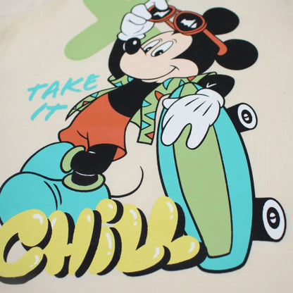 T-shirt manga curta Mickey Chill