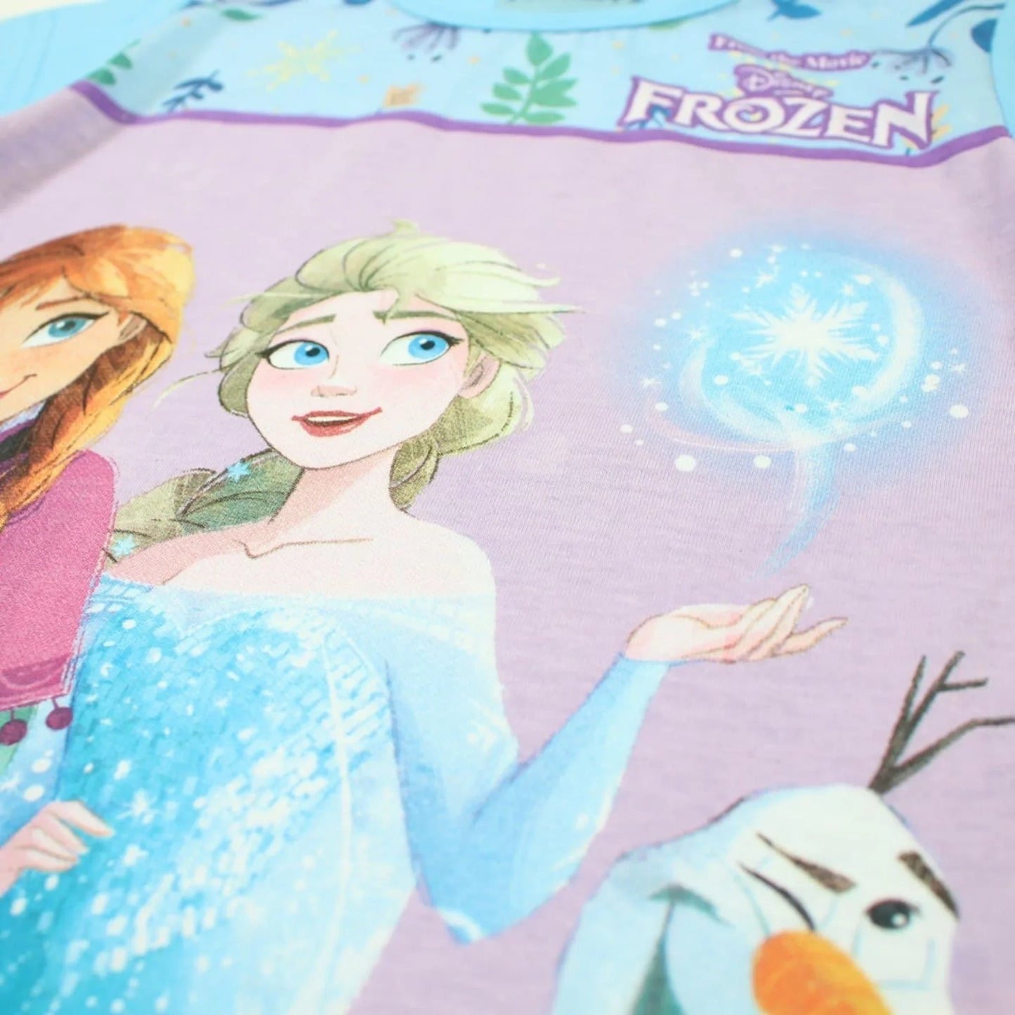 T-shirt manga curta Frozen