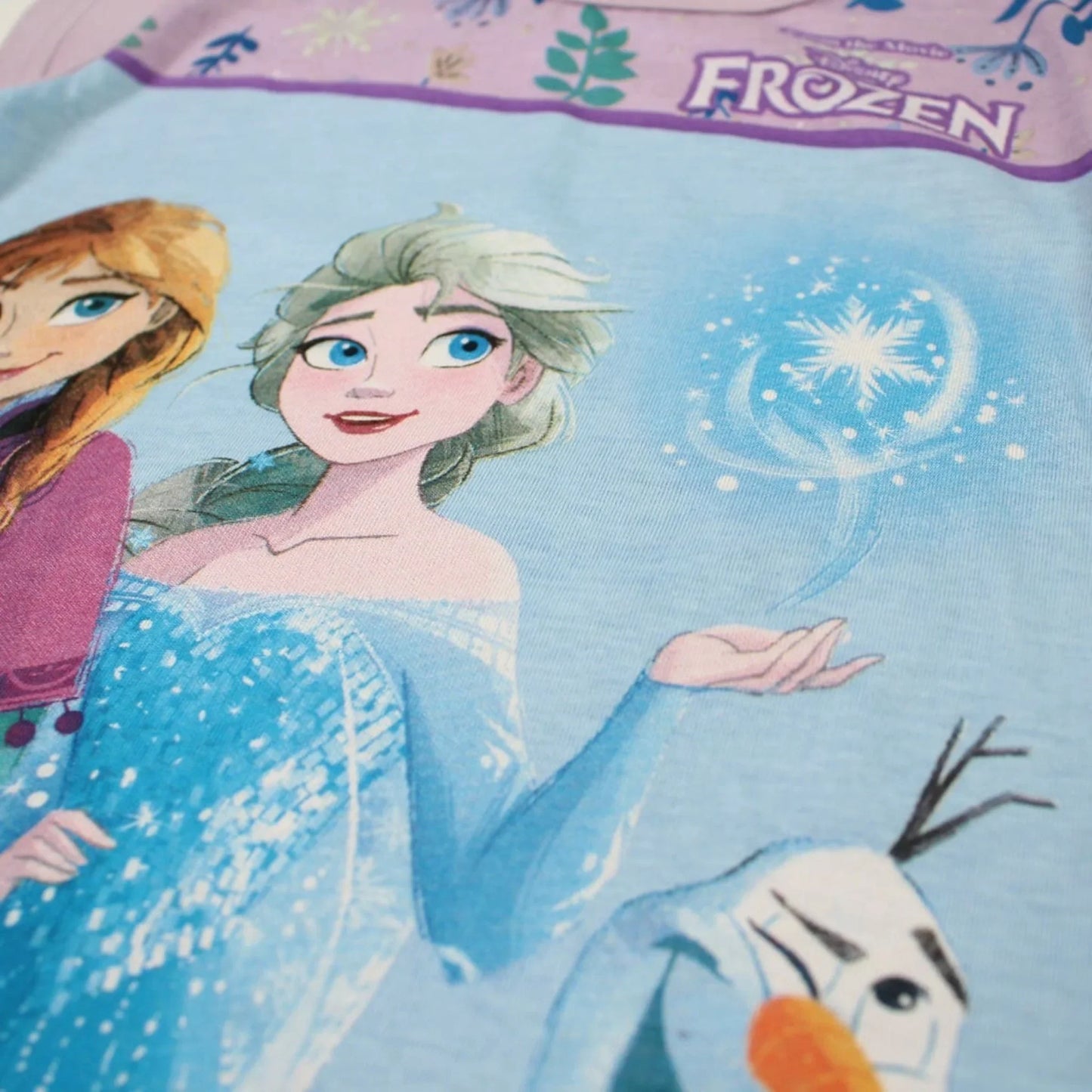 T-shirt manga curta Frozen