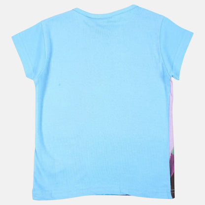 T-shirt manga curta Frozen