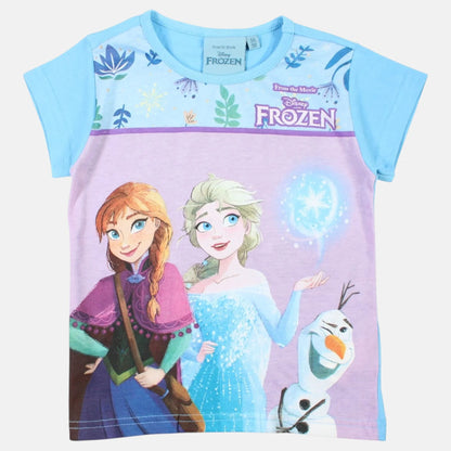 T-shirt manga curta Frozen