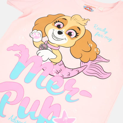 Conjunto T-Shirt e Calções Patrulha Pata - Skye Mer-Pup