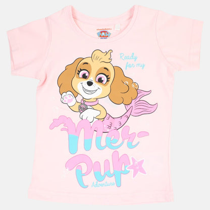 Conjunto T-Shirt e Calções Patrulha Pata - Skye Mer-Pup