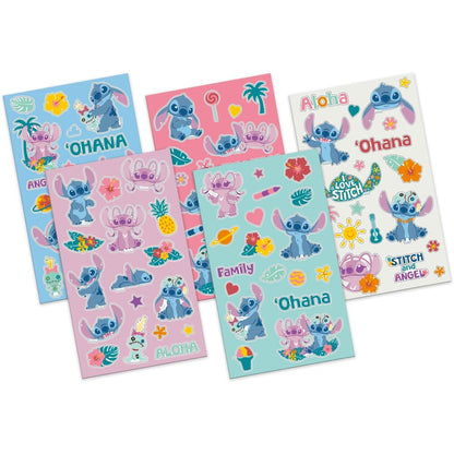 Autocolantes Stitch Ohana 5 folhas