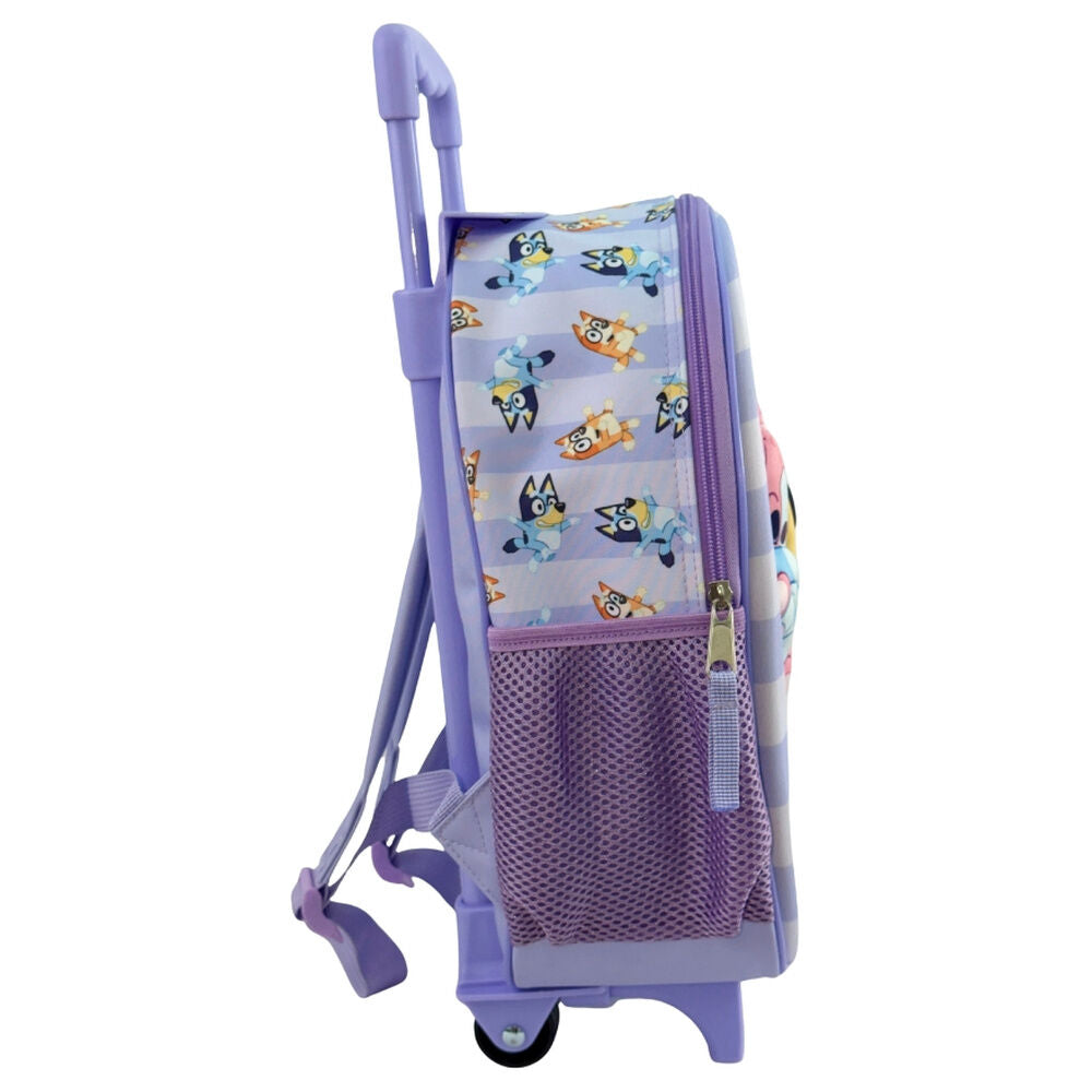 Mochila Trolley creche ou pré-escolar Bluey Puppy 32cm