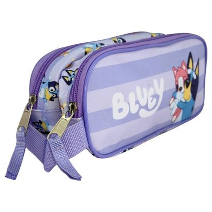 Estojo com 2 compartimentos Bluey Puppy