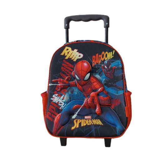 Mochila 3D com Rodas pré-escolar Spiderman