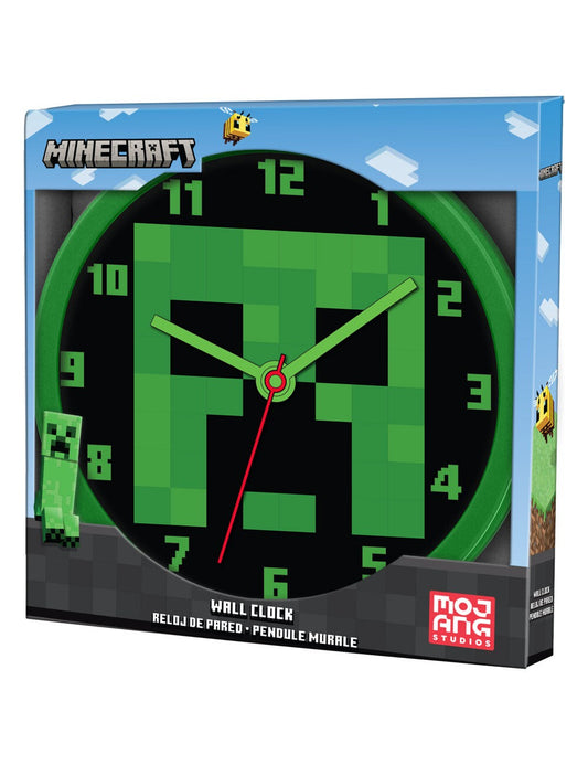 Relógio de Parede Minecraft