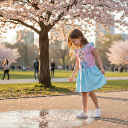 Vestido Frozen (3-8 anos)